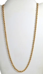 14K Gold Seil Kette Halskette, 20 '' lang - Bild 1 von 7