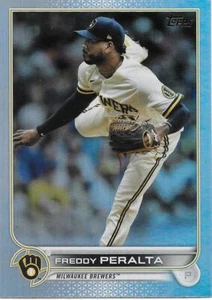 2022 Topps Serie 1 Freddy Peralta Rainbow Foil - Milwaukee Brewers - #13 - Imagen 1 de 1
