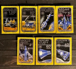 HUNGARY 1975 MI #3046-52 SPACE APOLLO MNH -S17255 - Picture 1 of 1
