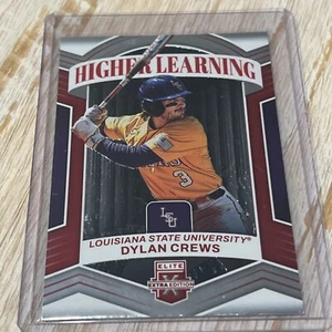 Dylan Crews 2023 Elite Extra Edition Higher Learning #HL16 LSU Rookie - Picture 1 of 2