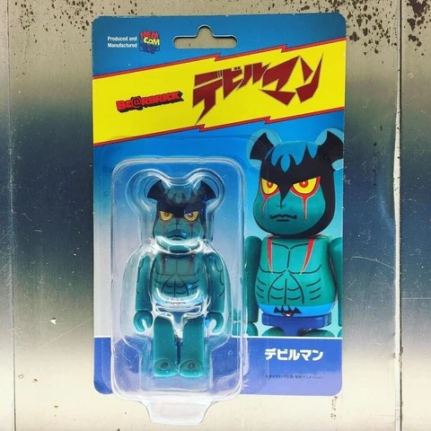 Classic DEVILMAN Bearbrick 100% Medicom Toy From Japan MOC Cover