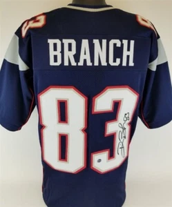 Deion Branch Signed New England Patriots Jersey (Pats Alumni COA) Super Bowl MVP - Picture 1 of 7