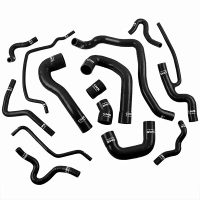 Kit de manguera de calentador de radiador de silicona negra para 2004-2011 SAAB 93 9-3 9-3X 1.8T 2.0T Foto 1 de 4