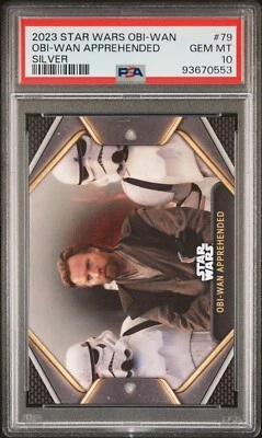 2023 Topps Star Wars Obi-Wan Kenobi Silver /25 Obi-Wan Apprehended #79 PSA 10 - Image 1 of 3