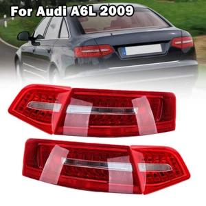 4pcs Inner+Outer Tail Light LED Brake Lamps For AUDI A6 C6 Sedan 2009 2010 2011 - Picture 1 of 11