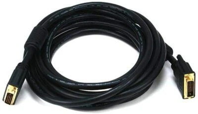 Monoprice 15ft 28AWG CL2 Dual Link DVI-D Cable - Black - Image 1 of 4