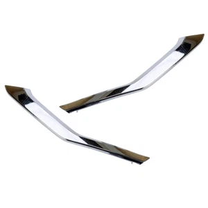 1Pair Front Bumper Molding Cover Trim Fit For Mitsubishi Eclipse Cross 2018-21/ - Picture 1 of 5