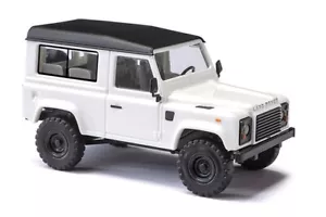 Busch 54301 - 1/87 / H0 Land Rover Defender 90, Corto Bianco - Nuovo - Foto 1 di 1
