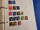 Vintage Postage Stamps - Northern Ireland 1958-1971.   A Loose Leaf Album Page