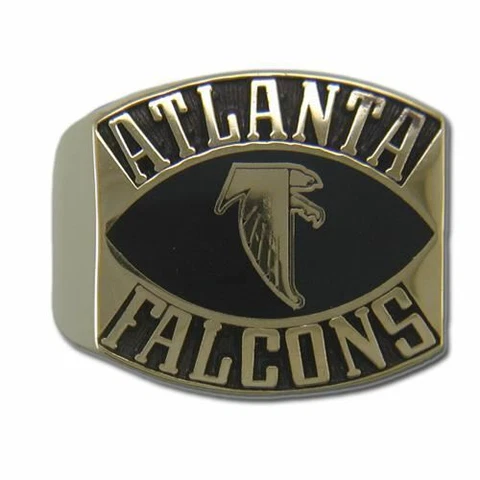 Atlanta Falcons Contemporary Style Goldplated NFL Ring Cover