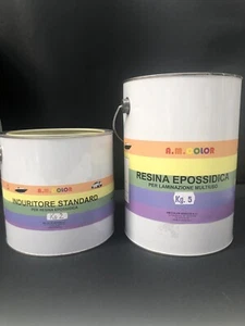 resina epossidica bicomponente  7kg            5kgResina + 2kg Induritore - Foto 1 di 1