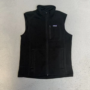 Patagonia Better Sweater Vest Mens Size Large Black Full Zip - Picture 1 of 8