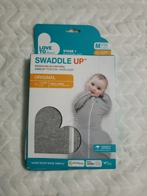 Love to Dream пеленать вверх оригинальный серый средний 13-19 фунтов (запечатанный в коробке) - Изображение 1 из 2