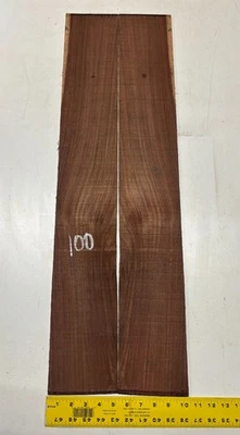 Indian Rosewood Guitar Side Dreadnought 34x 5-1/8x 3/16 Luthier Wood #100 - Image 1 of 4