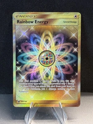 Rainbow Energy (Secret) 183/168 Sm-Celestial Storm Holo - Image 1 of 2