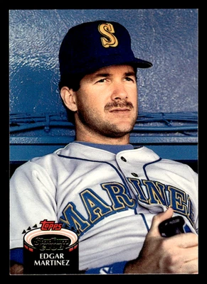 -GR- 1992 Topps Stadium Club - #267 Edgar Martinez *Free Shipping* Mariners - Image 1 of 2