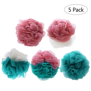 Badekugel Badezimmer Dusche Luffa Peeling Körperpeeling Waschlappen Rückseite - Bild 1 von 9