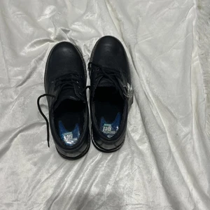 Dr Schools Shoes Men’s Harrington Work Shoe Blk 12m Massaging Gel Insert - Picture 1 of 20