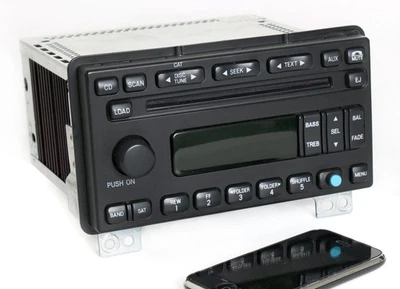 Lincoln Aviator 2003-2004 Rádio AM FM 6 Discos CD com Música Bluetooth 5C5T-18C815-AC - Imagem 1 de 4