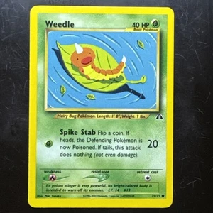 Pokemon Weedle - 70/75 - Neo Discovery - Picture 1 of 3