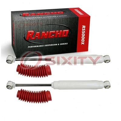 Amortiguadores traseros Rancho RS5000X de 2 piezas para Nissan Titan Spring be 2004-2015 Foto 1 de 4