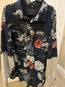 Benchmark Fr Aloha Friday schwer entflammbares Hawaiihemd mit Knopfleiste für Herren. " 3XLT - Bild 1 von 6