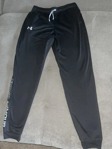 Under Armour Boys Brawler 2.0 Tapered Pants Size M Black - Picture 1 of 5
