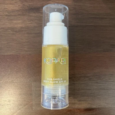 Kopari Beauty Sun Shield Body Glow In Gold SPF 50 New Suncreen Expires 10/25 - Image 1 of 2