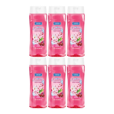 Jabón corporal Lucky Super Soft Revive - flor de cerezo, 12 oz (355 ml) (paquete de 6) Foto 1 de 4