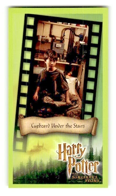 2001 Harry Potter and the Sorcerer's Stone Trading Card #45 Cupboard Under the S - Image 1 of 4
