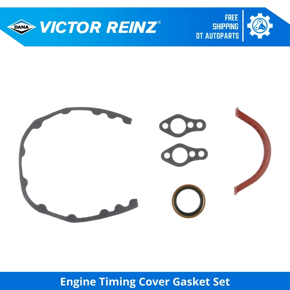 Juego de juntas de cubierta de distribución de motor para Chevrolet K10 Suburban 1975-1986 Victor Reinz Foto 1 de 1