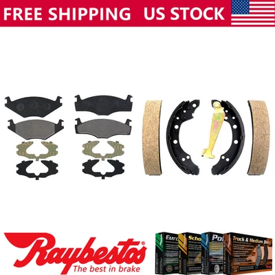 Pastillas de freno delanteras metálicas y zapatas traseras Element3 para Volkswagen Golf 1993-1995 Foto 1 de 4