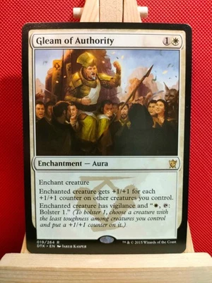 Gleam of Authority - Dragons of Tarkir - Rare - NM - MTG - Image 1 of 2