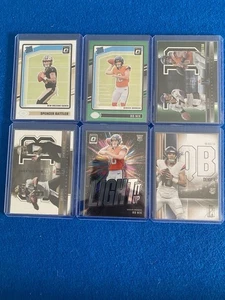 2024 Bo Nix Donruss Optic Rated Rookie Hyper Green & Nix/Elway /150 +4 others - Picture 1 of 3