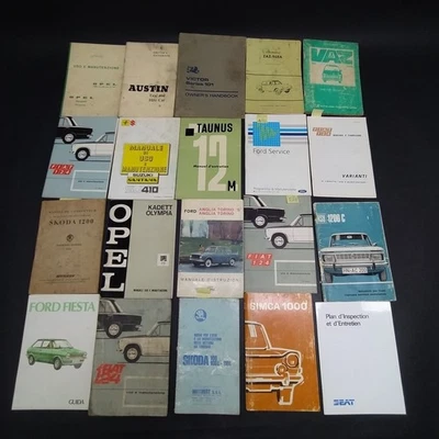 Blocco libretti uso e manutenzione misti VAZ, ZAZ, Victor, Austin. Mediocri - Immagine 1 di 3