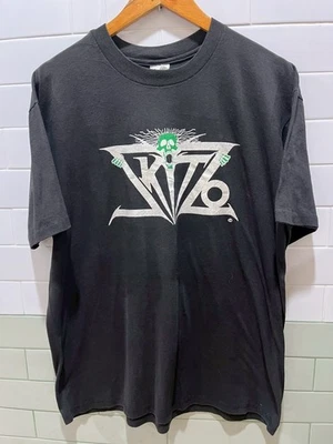 Vintage 80's Skitzo Thrash Metal Death Band Concert T Shirt Slayer Sodom - Image 1 of 4