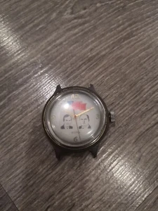 Vintage 1990 Vostok Watch USA/ USSR Bush-Gorbachev 17 Jewel Friendship RARE Mod - Picture 1 of 10