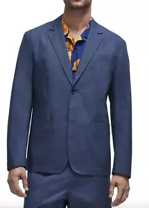 NEW Rag & Bone Blue Shift Paper Cotton Tailored Fit Blazer Sz 38 NWT $495 - Picture 1 of 16