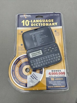 New Ectaco ML320 Universal Translator 10 Languages Dictionary & Organizer - Image 1 of 3