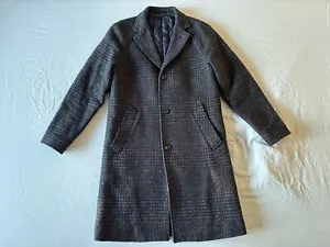 Men's J Crew Magee Irish Tweed Overcoat Small 36 - beautiful condition - Picture 1 of 10