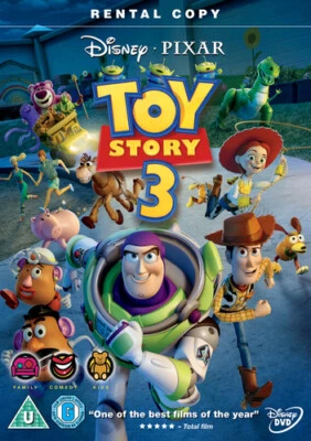 Toy Story 3 DVD (2010) Lee Unkrich cert U Highly Rated eBay Seller Great Prices - Image 1 of 2