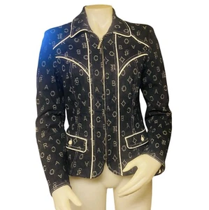 Chaqueta Blazer ajustada para mujer Rocco Barocco azul marino talla pequeña - Imagen 1 de 9