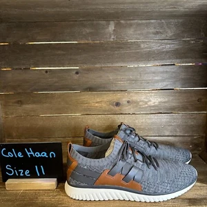 New NIB Mens Cole Haan GrandMotion Gray Stitchlite Knit Shoes Sneakers Size 11 M - Picture 1 of 6