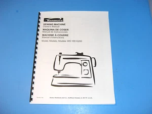 Kenmore 385.15510200 Sewing Machine Instruction Manual - Printed - Picture 1 of 4