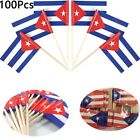 Dessert Decorations Cuba Toothpick Flag Cuban Flags Cake Topper Cupcake Toppers