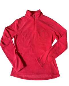 The North Face 1/4 Zip Fleece Pullover Shirt Jacket Dark Pink Women's Size XS - Picture 1 of 6