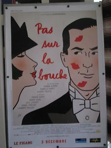 NOT ON THE LIPS ORIGINAL FRENCH MOVIE POSTER 69" X 47" ROLLED AUDREY TAUTOU - Picture 1 of 1