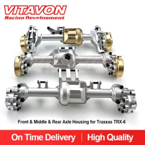 Carcasa de eje delantero, medio y trasero VITAVON CNC para Traxxas TRX-6 - Imagen 1 de 4