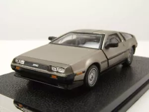 Delorean DMC 12 Coupè IN Acciaio Inox Modellino Auto 1:43 Vitesse - Foto 1 di 9