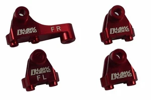 Aluminium Unterlenker & Stoßhalterungen (f/R) rot für Traxxas TRX-4 Raupen - Bild 1 von 1
